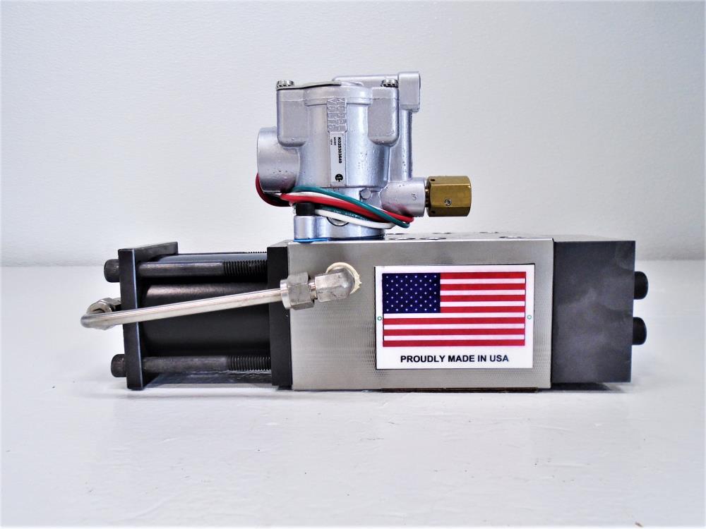 BOC 3-Way Hydraulic Valve #V010-01-32-F04/SS/24VDC, 5000 PSI